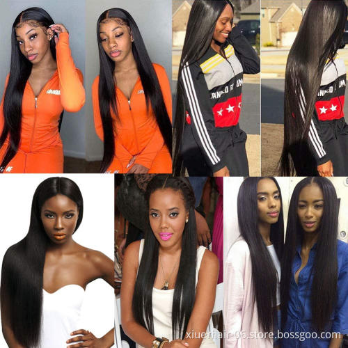 Wholesale Vendors Custom 12A Grade Woman Double Drawn Raw Brazilian Bundles Cuticle Aligned Virgin Hair